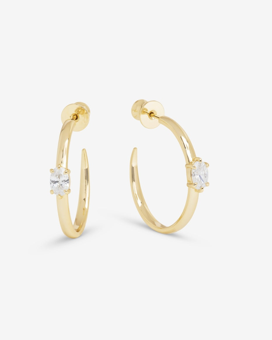 She’s on Point Hoops 1” - Gold