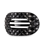 Teleties Flat Round Quilted Hair Clip Medium