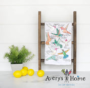 Kitchen Towel / Hummingbirds Of North America