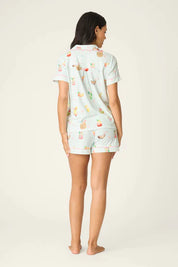 PJ Salvage - It's Five O'clock Somewhere Cocktail Print 3 pc Set