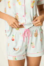 PJ Salvage - It's Five O'clock Somewhere Cocktail Print 3 pc Set