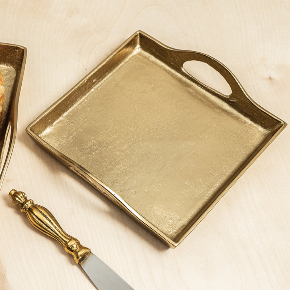 Gold Textured Small Tray