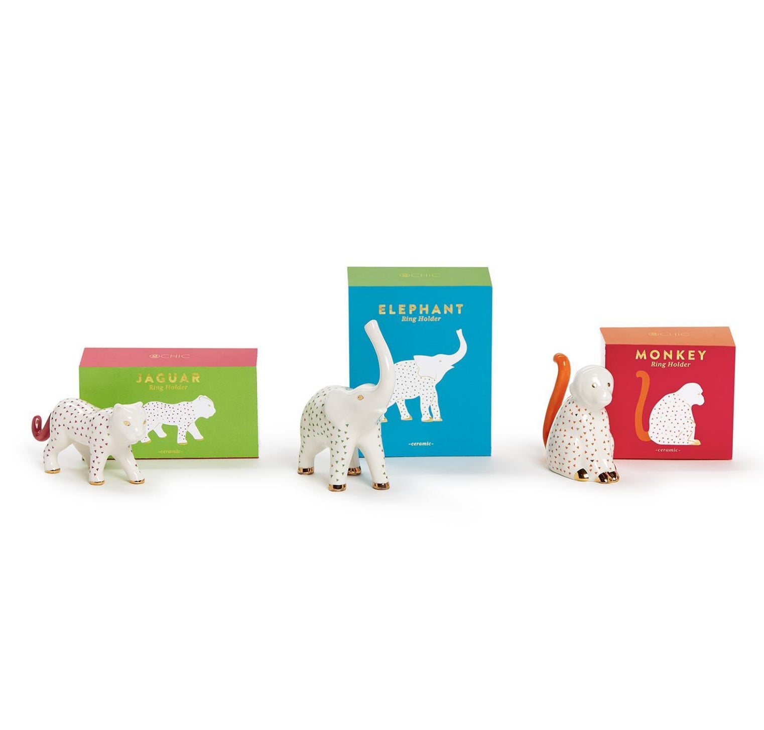 Ceramic Animal Ring Holder- Assorted