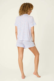 PJ Salvage - Animal Lover Leopard Print 3-Piece Shorts Set