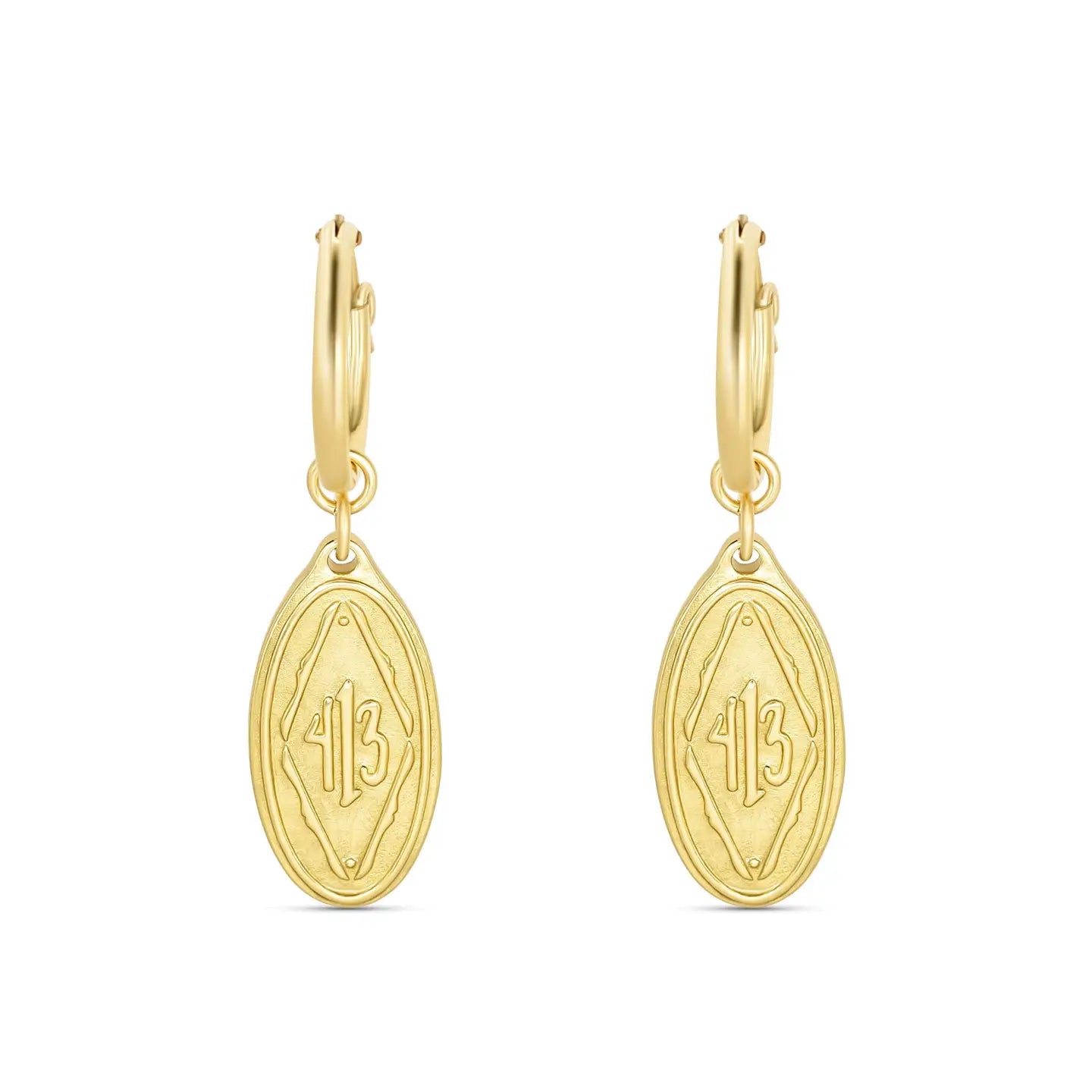 Hoop Earrings - Philippians 4:13