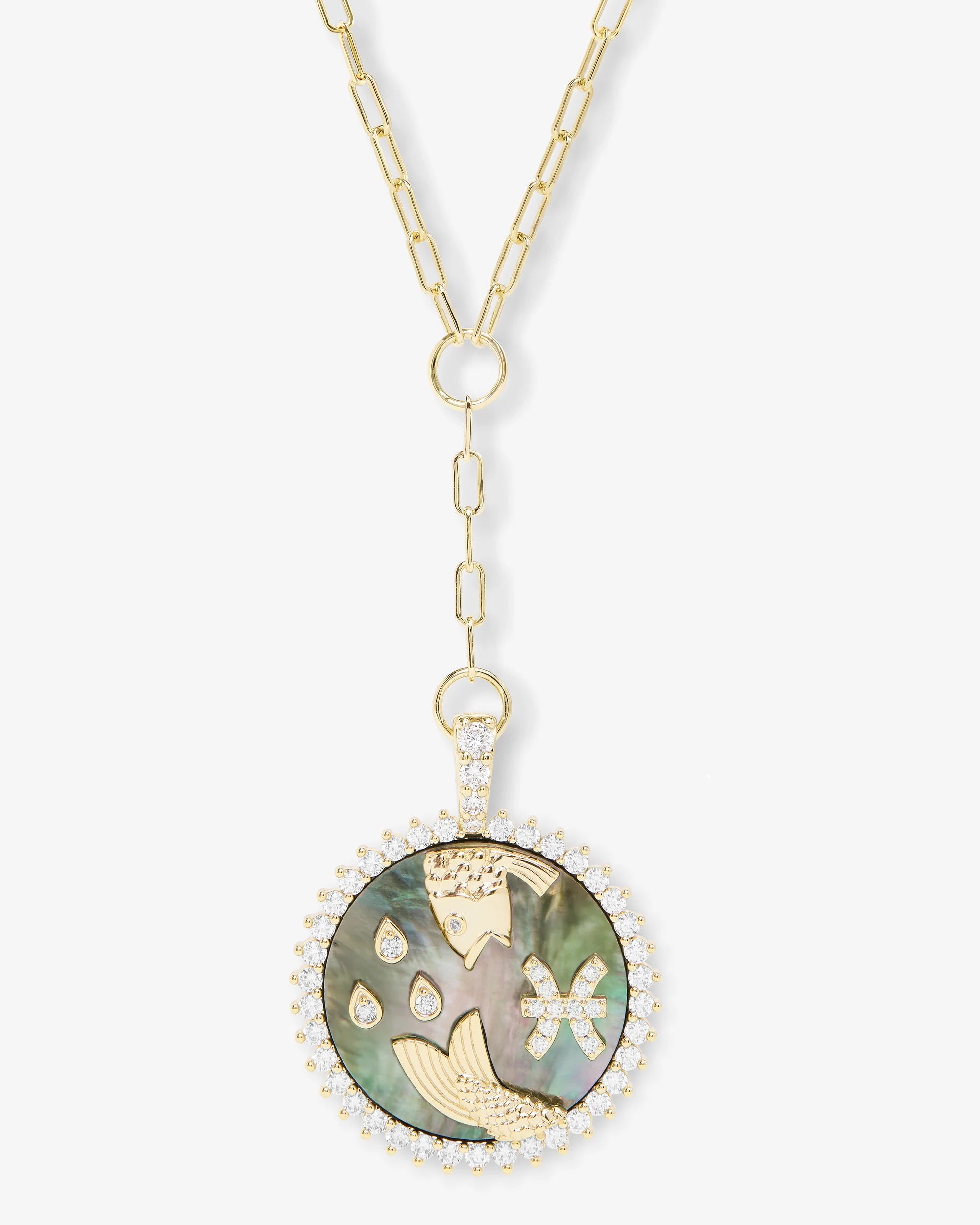 Melinda Maria Zodiac Medallion Necklace