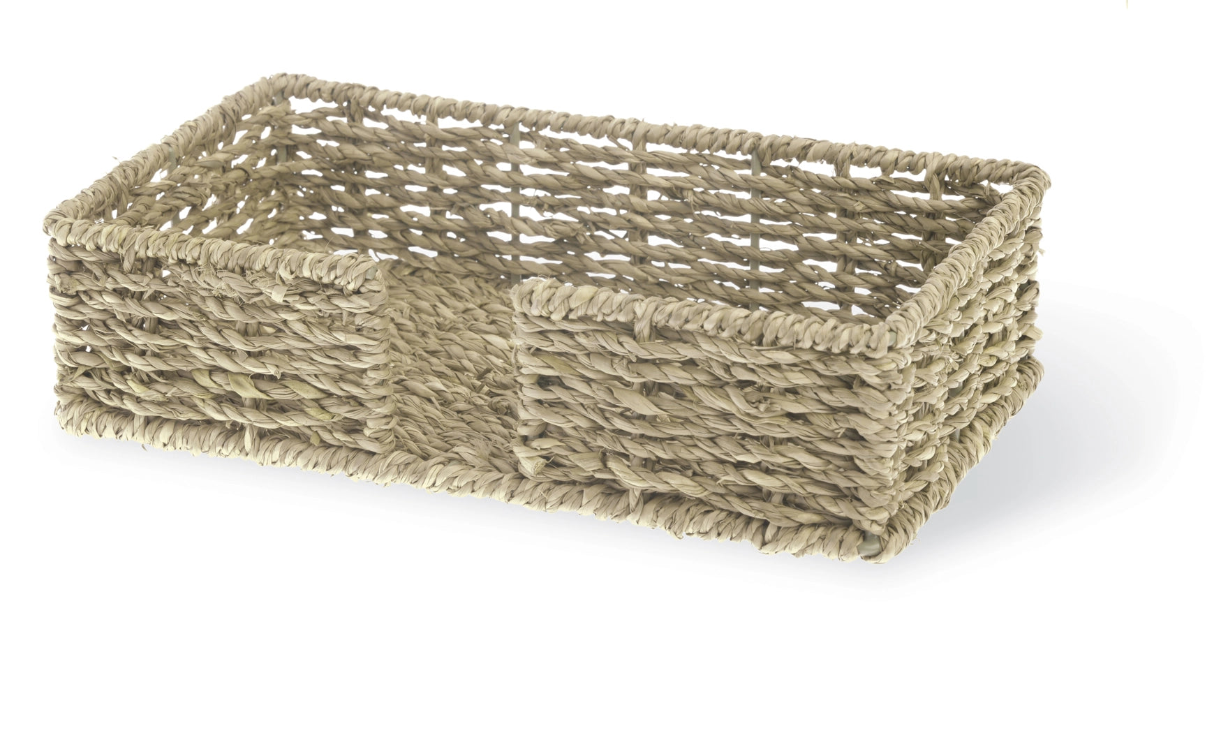 Guest Napkin Holder- Basket Weave / Seagrass