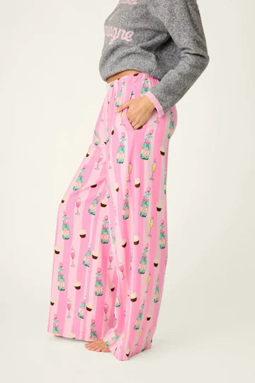 PJ Salvage- Cupcakes & Champagne Flannel Pajama Pants