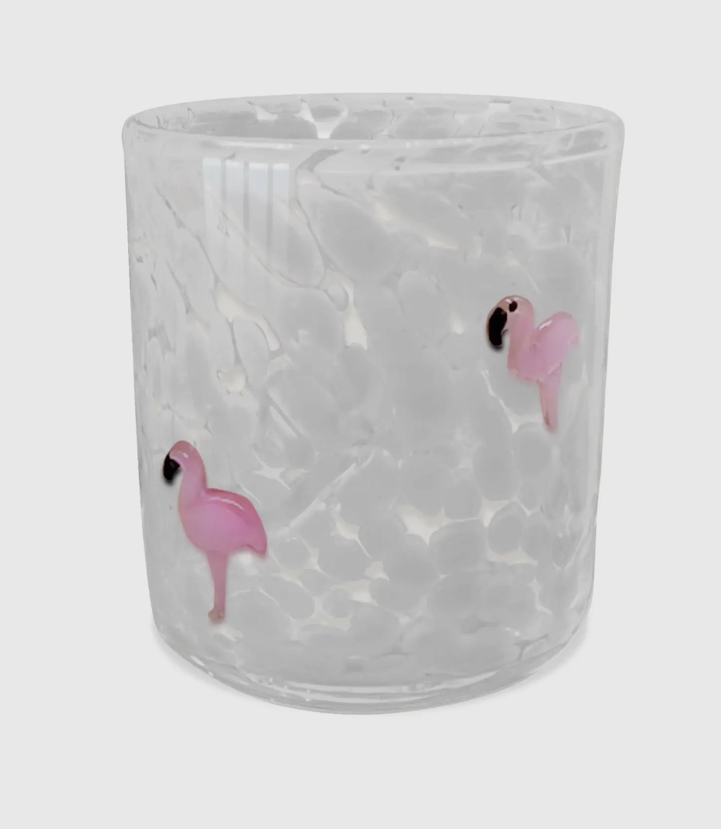Icon Confetti Candle - Pink Flamingo