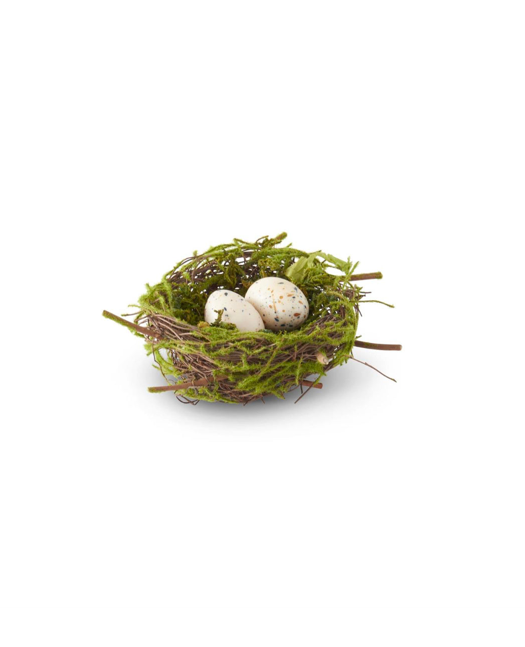 Bird Nest w/2 Eggs 5.5 Inch