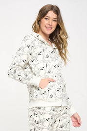 Zip Up Hoodie - Dog