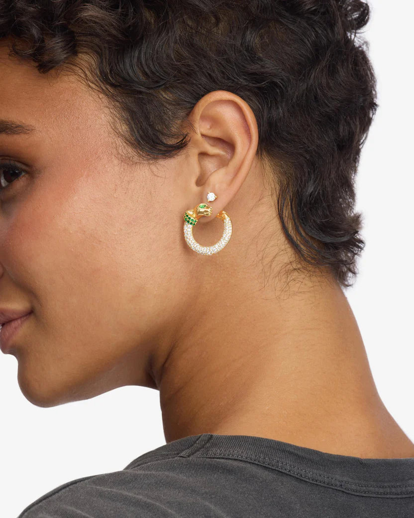 Jaguar Pave Illusion Hoops