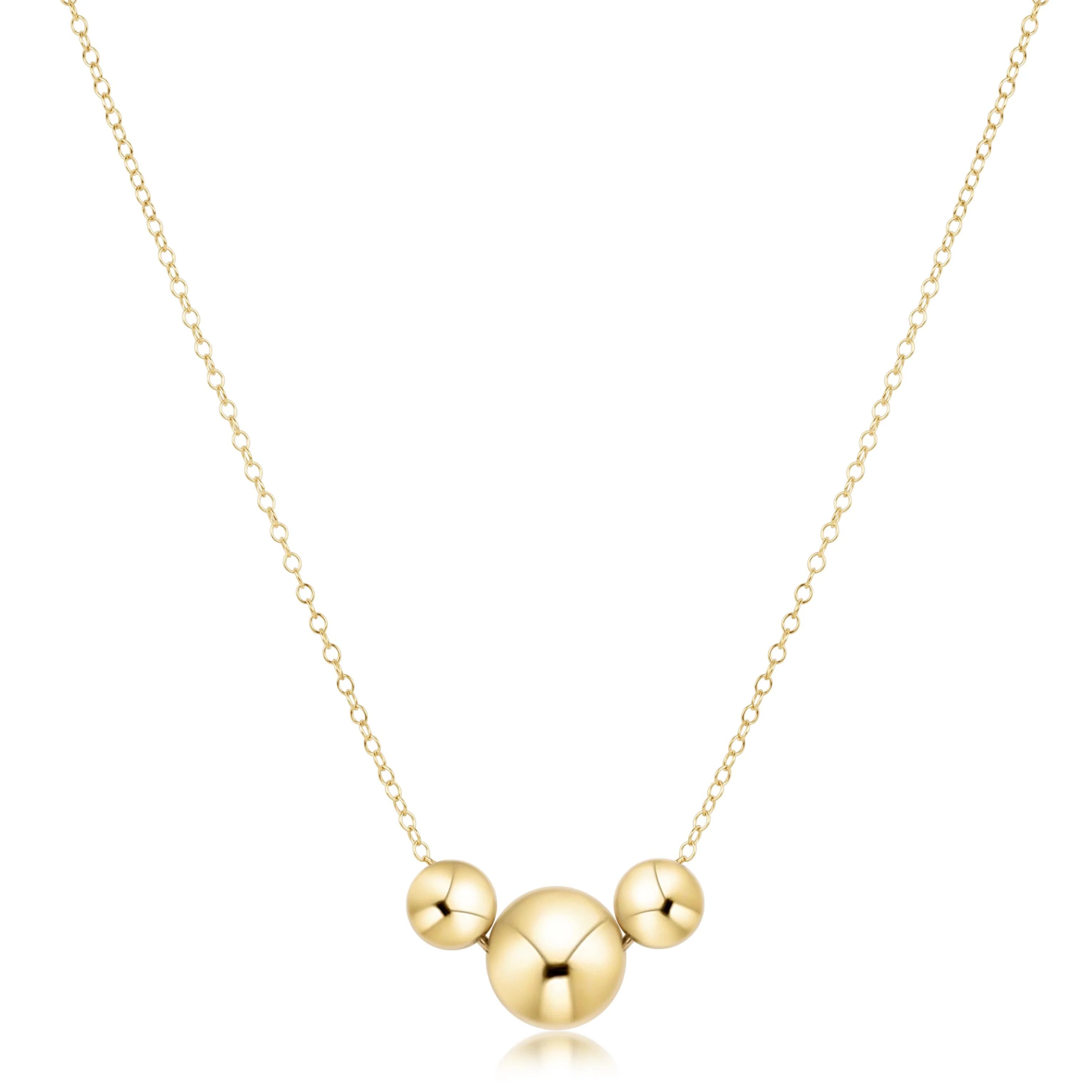 16” Purpose Bead - Necklace Gold