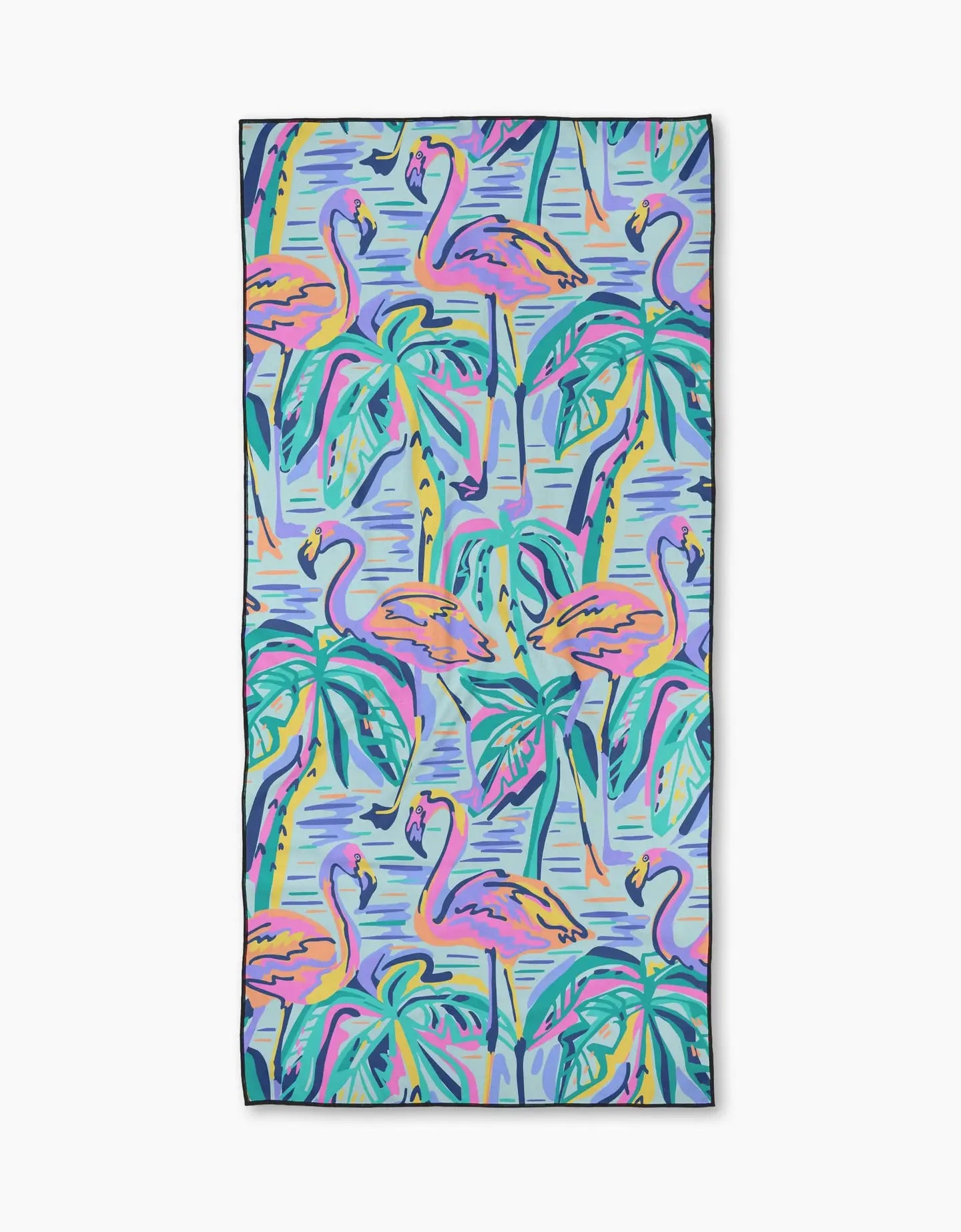 Beach Towel - Pink Flamingo