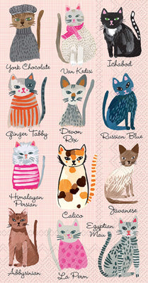 Guest Towels- Cool Cats