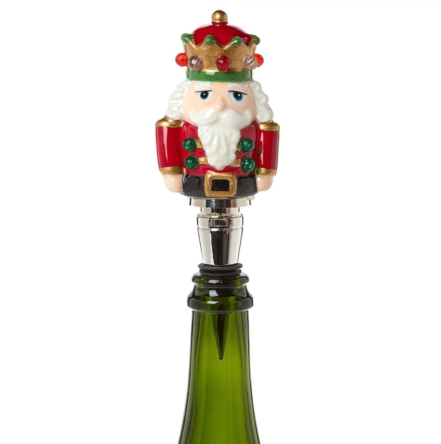 Light Up LED Nutcracker Bottle Stopper