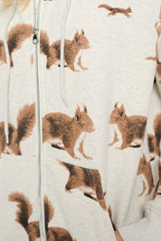 Zip Up Hoodie - Squirel