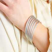 Budha Girl -Silver Lumine All Weather Bangles