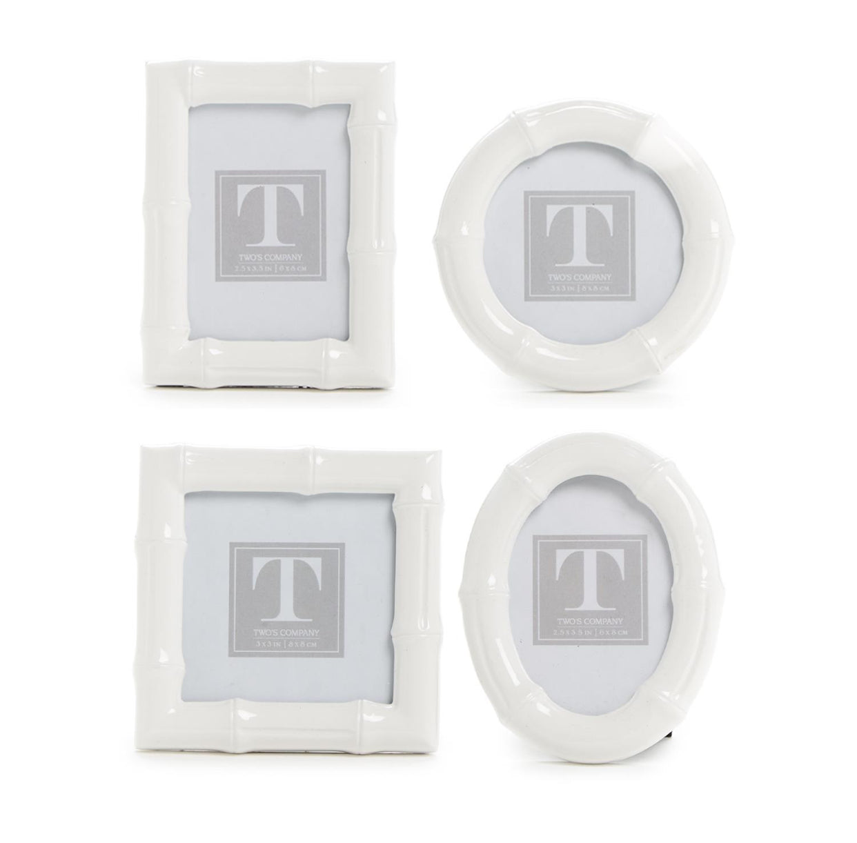 High Gloss Faux Bamboo Photo Frame  - Assorted Sizes