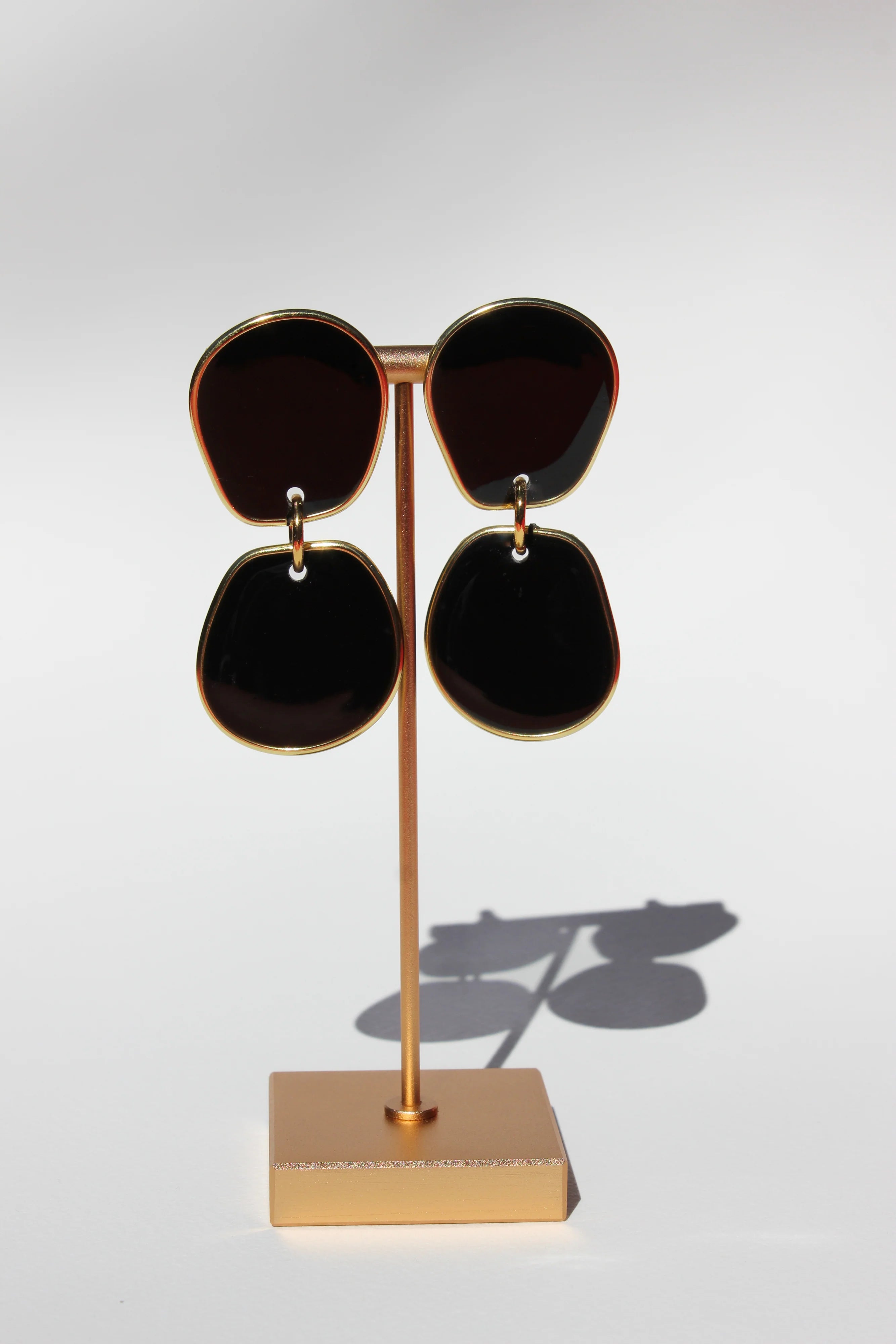 Loud Italians 05 Resin Double Dangle Statement Earring