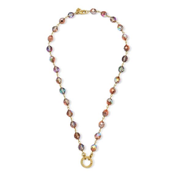Ensemble Necklace - Aurora Borealis - 18 Inch