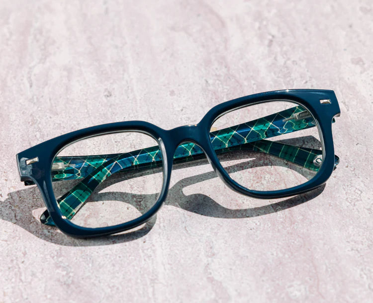 Peepers- Glossary - Navy/Plaid
