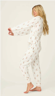 PJ Salvage Western Blooms Boot Bouquet  Long Sleeve Top