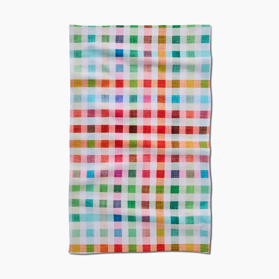 Tea Towel - Woven Spring Plaid