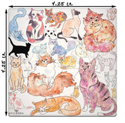 Stone Coaster / Adorable Cats