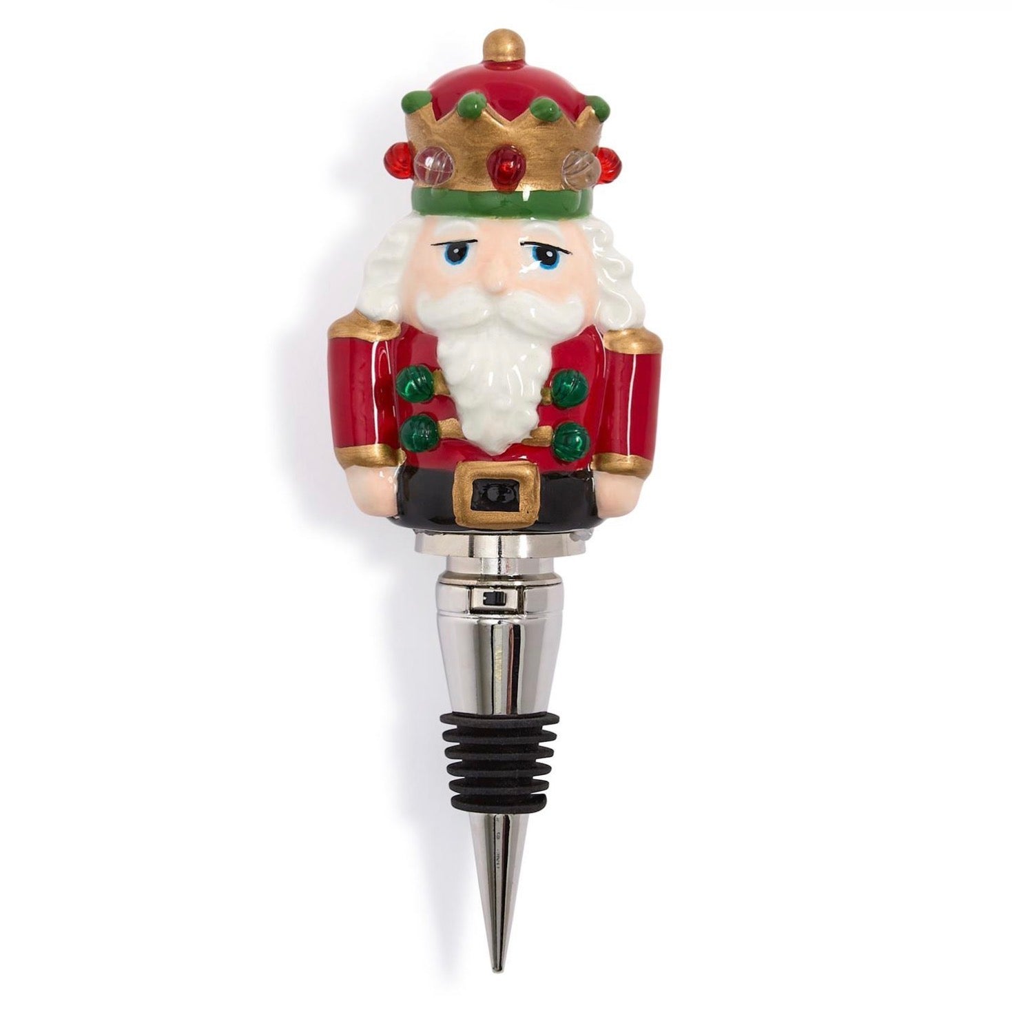 Light Up LED Nutcracker Bottle Stopper