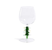 Treetop Cheers Wine Glass - Green