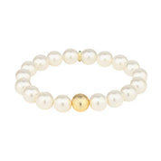 Budha Girl - White Pearl Beaded Bracelet