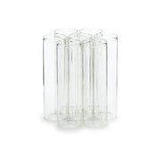 Connected Tube Flower Arranger Vase - Set of 7