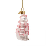 Beauty Cat Glass Ornament