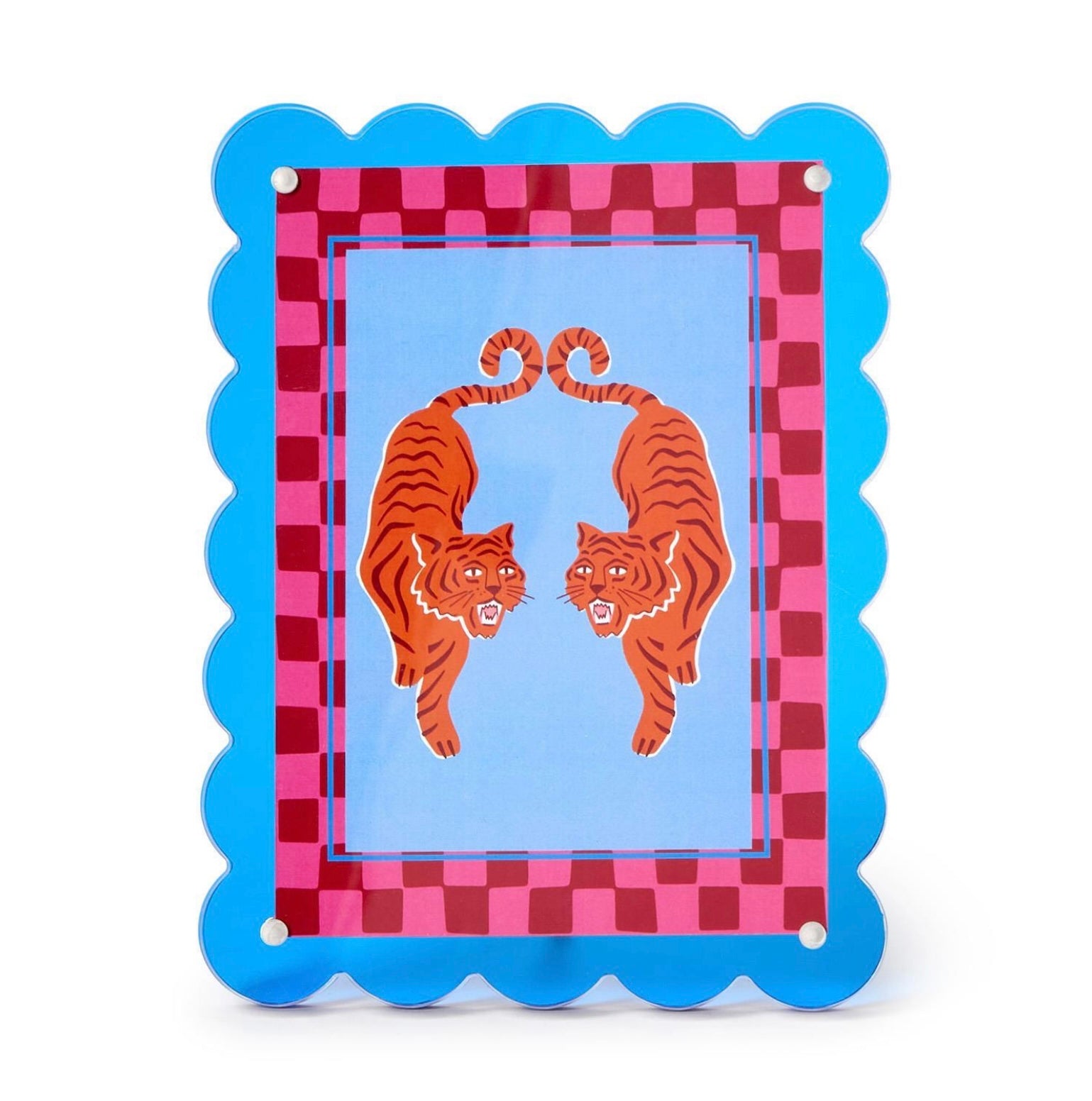 Scalloped Acrylic Photo Frame