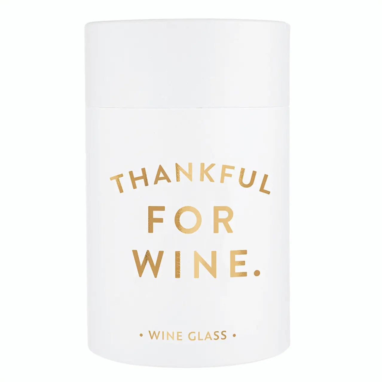 Wine Glass- Thankful For Wine