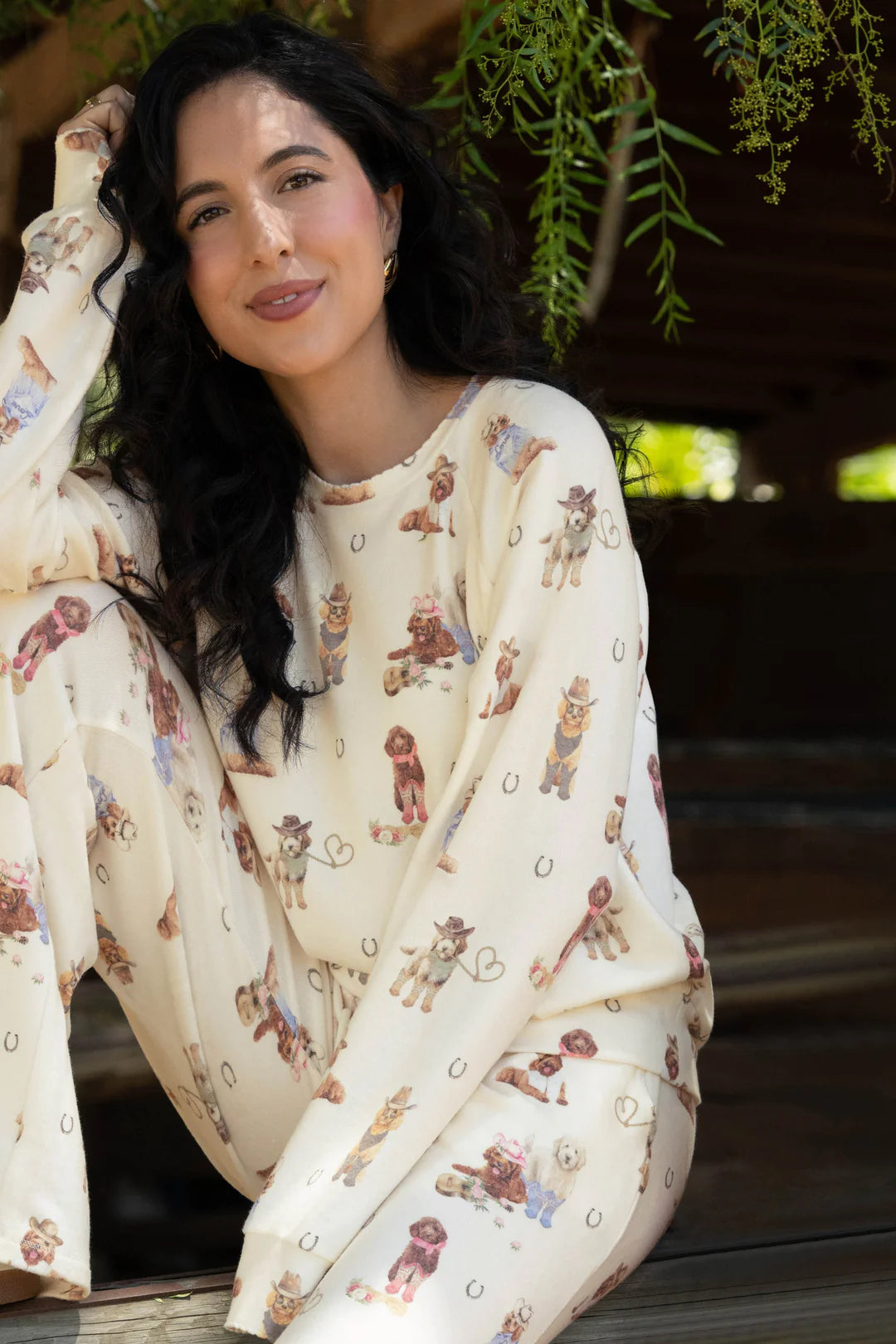 PJ Salvage Ruff On The Range- Long Sleeve Top