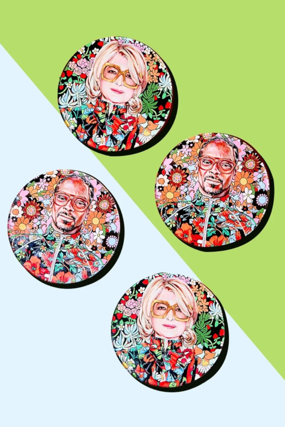 Tart by Taylor Best Buds Coasters - Set of 4