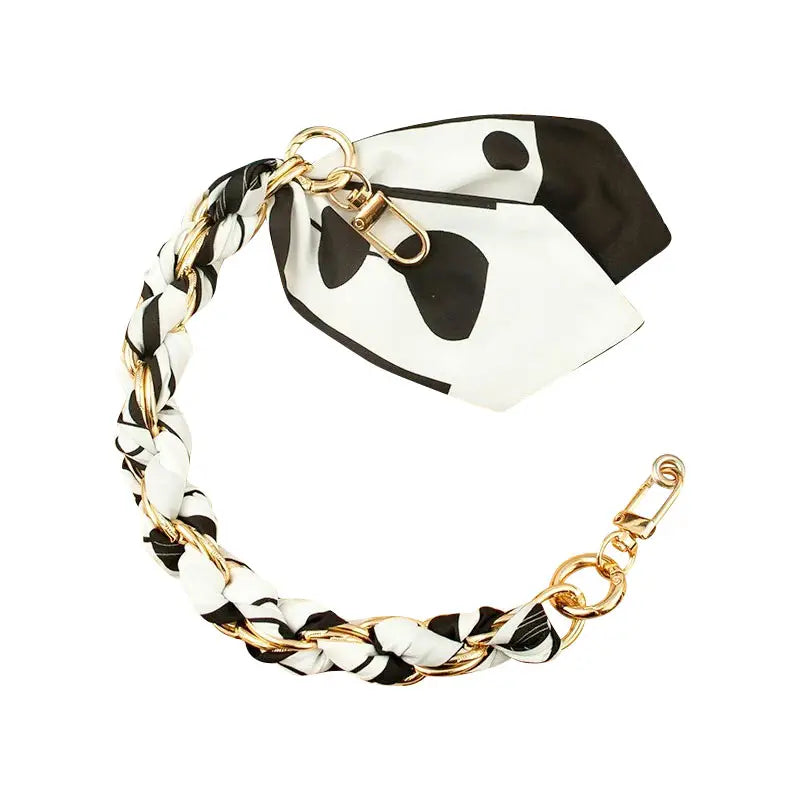 Phone Chain Black & White - Short