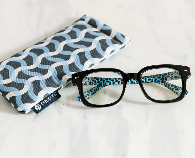 Peepers- Glossary - Black/Wavy