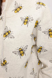 Zip Up Hoodie - Bumble Bee