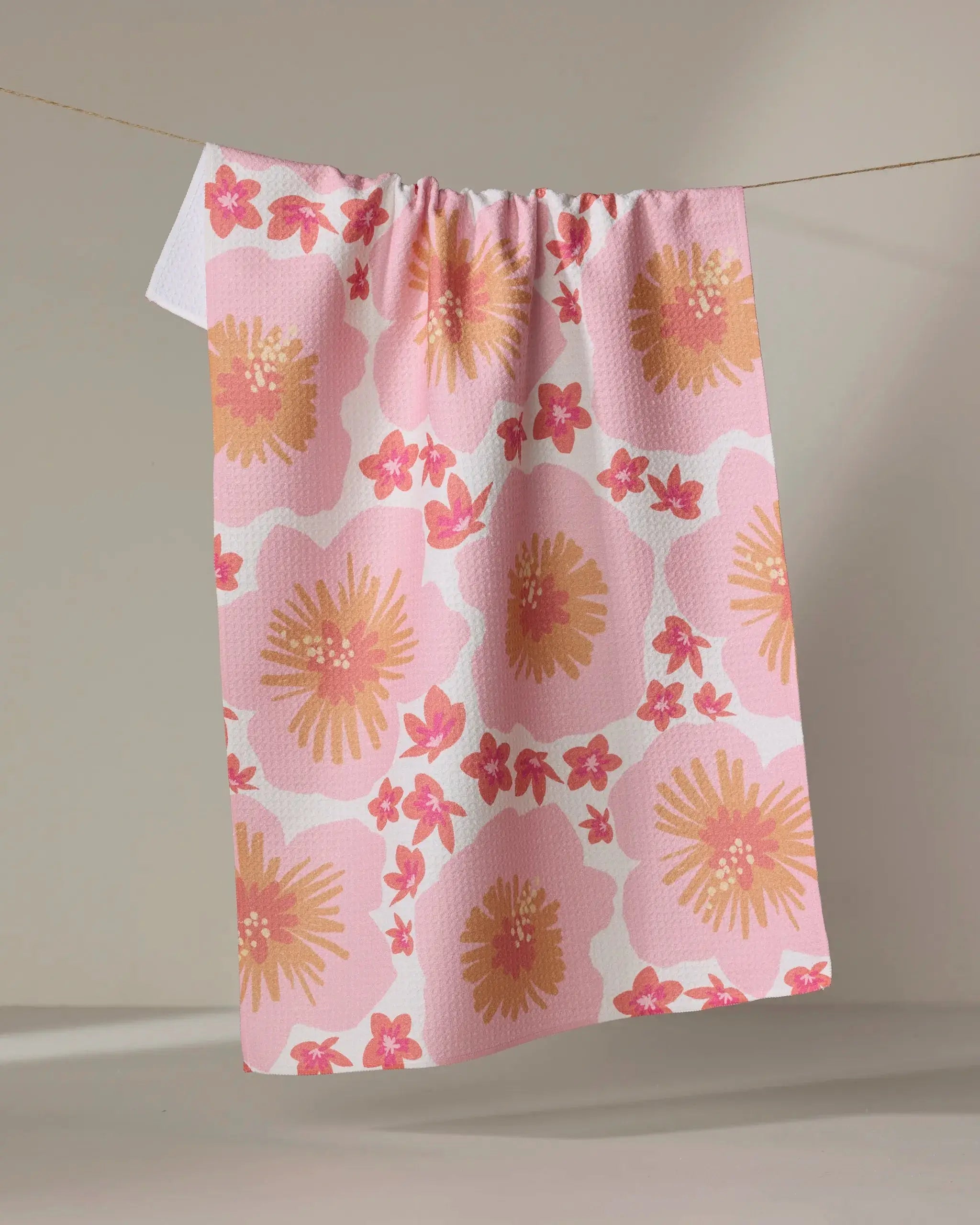 Tea Towel - Hibiscus Sunset