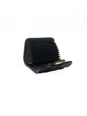 Quilted Credit Card Holder- Camel