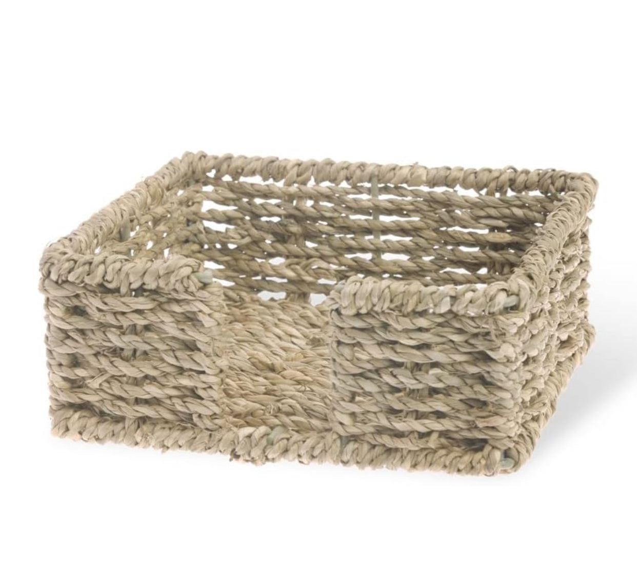 Cocktail Napkin Holder- Basket Weave / Seagrass