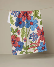 Tea Towel - Plaid Floral