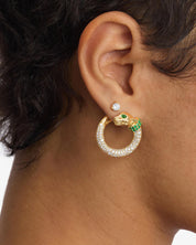 Jaguar Pave Illusion Hoops
