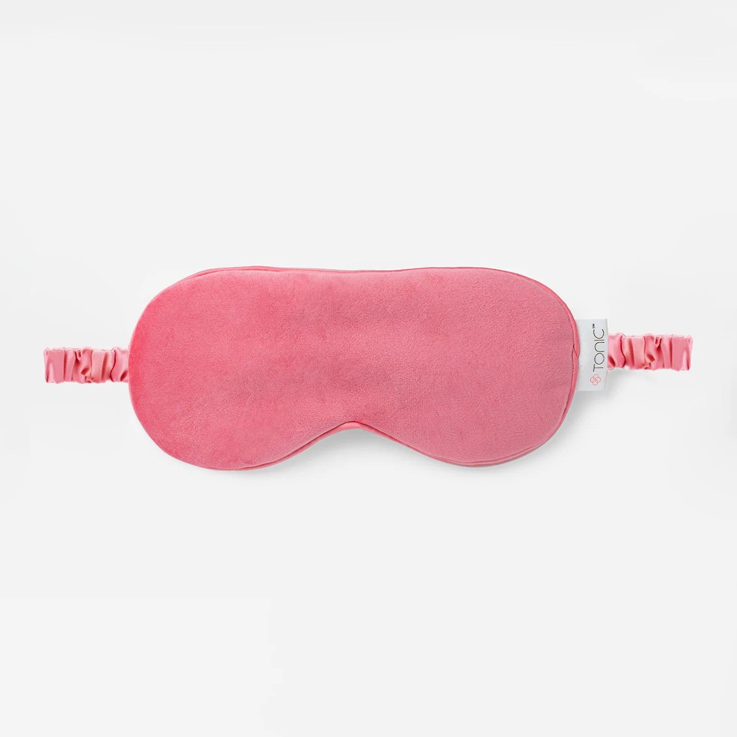 Luxe Velvet Eye Mask- Coral