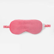 Luxe Velvet Eye Mask- Coral