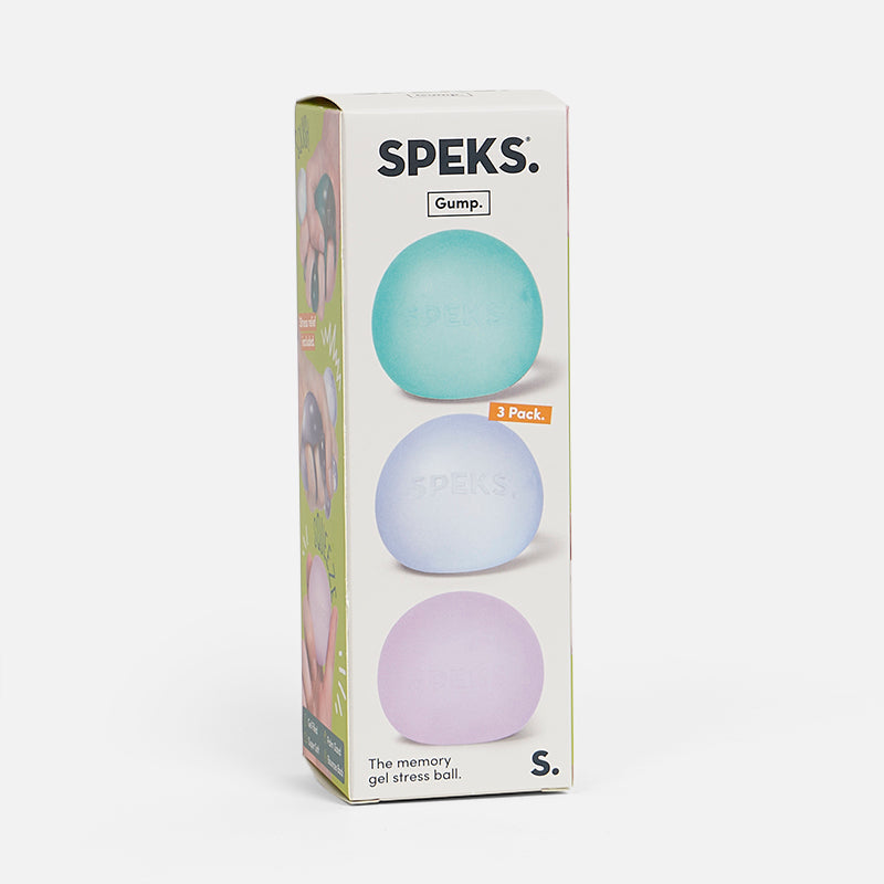 Gump Memory Gel Stress Ball- 3 Pack