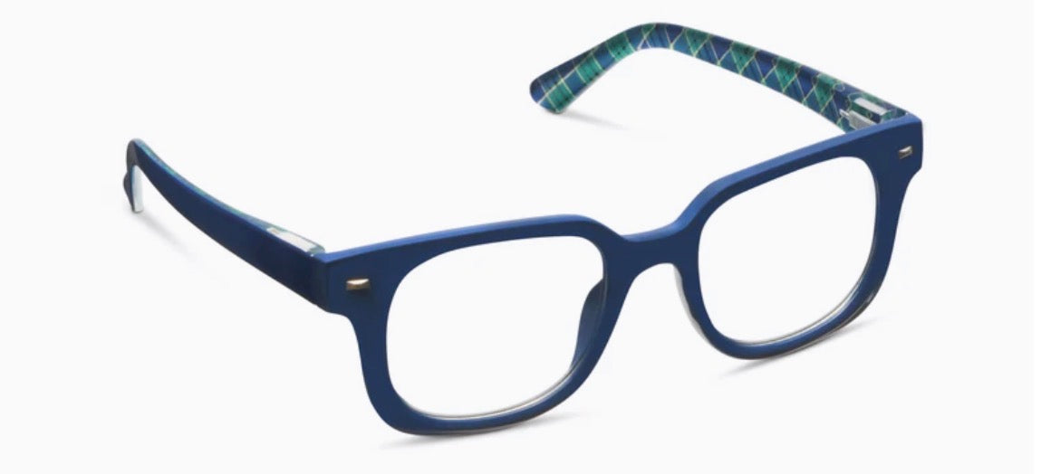 Peepers- Glossary - Navy/Plaid